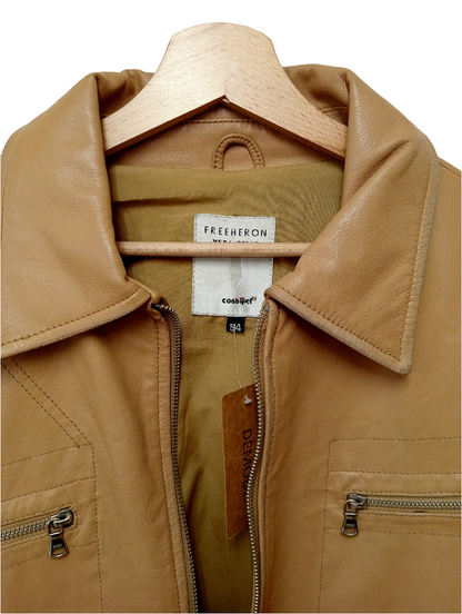 Giubbino in pelle vintage Conbipel 2 in 1