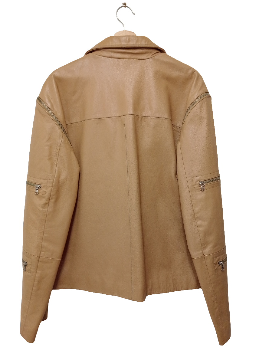 Giubbino in pelle vintage Conbipel 2 in 1