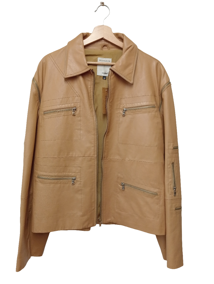 Giubbino in pelle vintage Conbipel 2 in 1