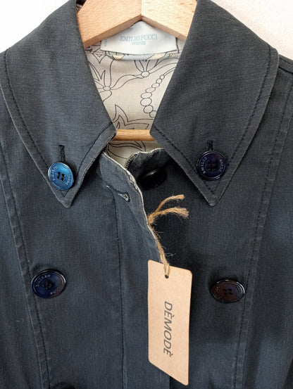 Trench vintage in denim Emilio Pucci